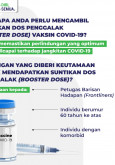 Mengapa Anda Perlu Mengambil Suntikan Dos Penggalak (Booster Dose) Vaksin COVID-19?